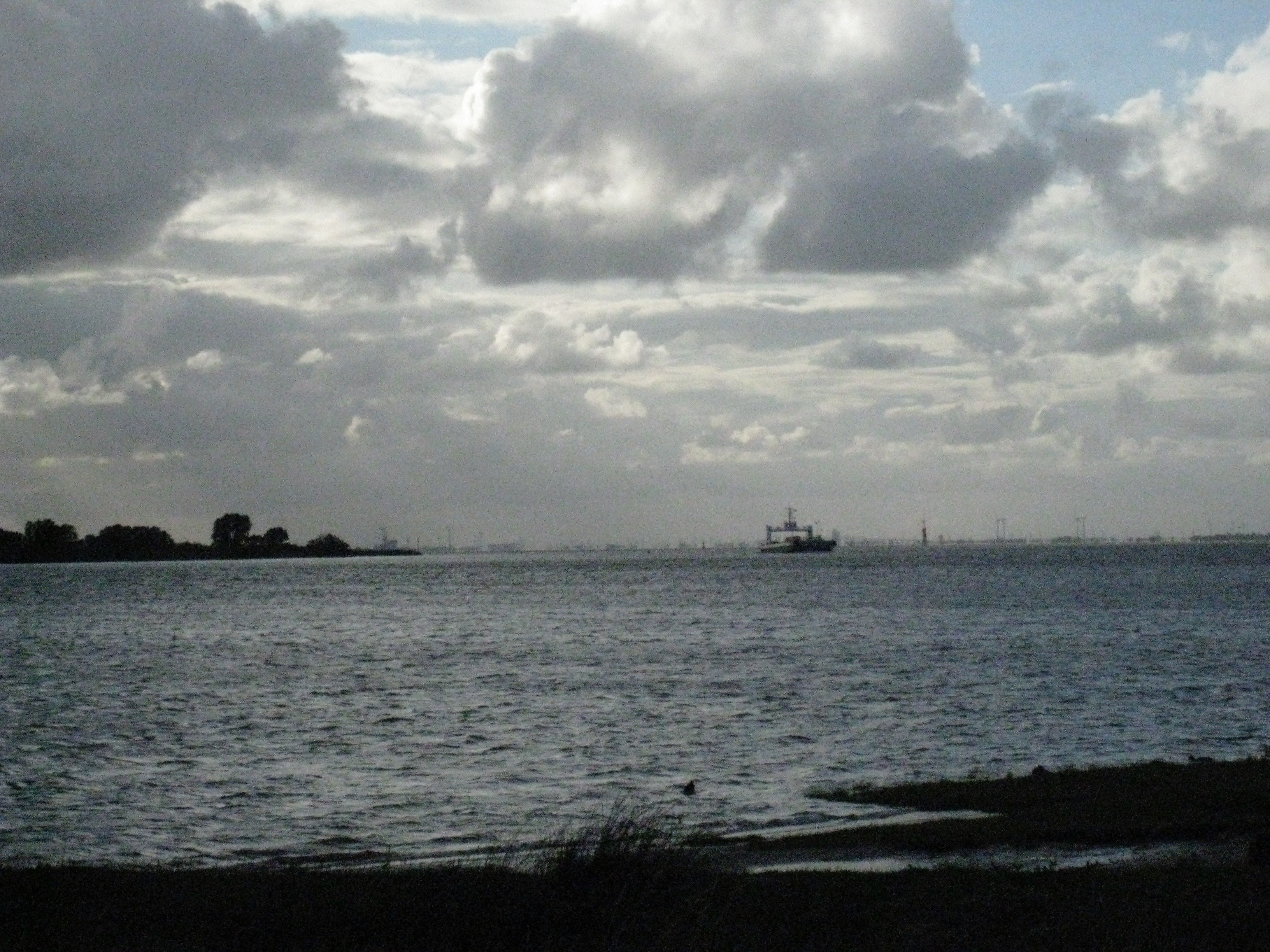 Embouchure de l'Elbe à Gluckstad