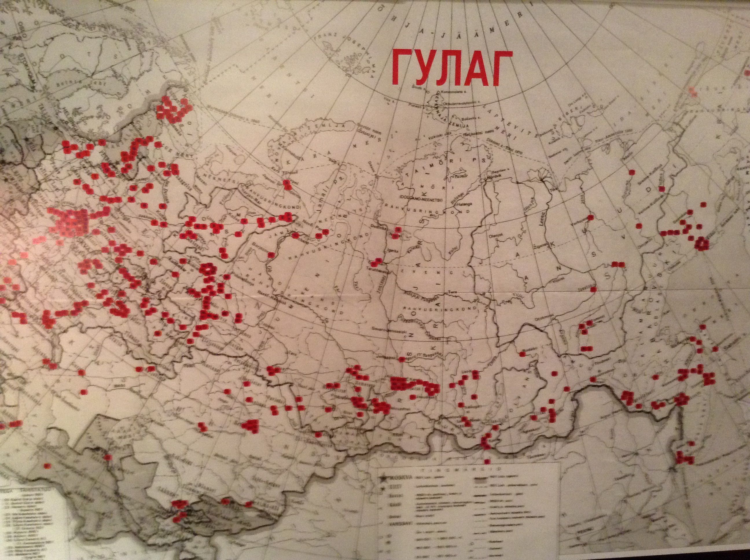 Carte du Goulag Tartu
