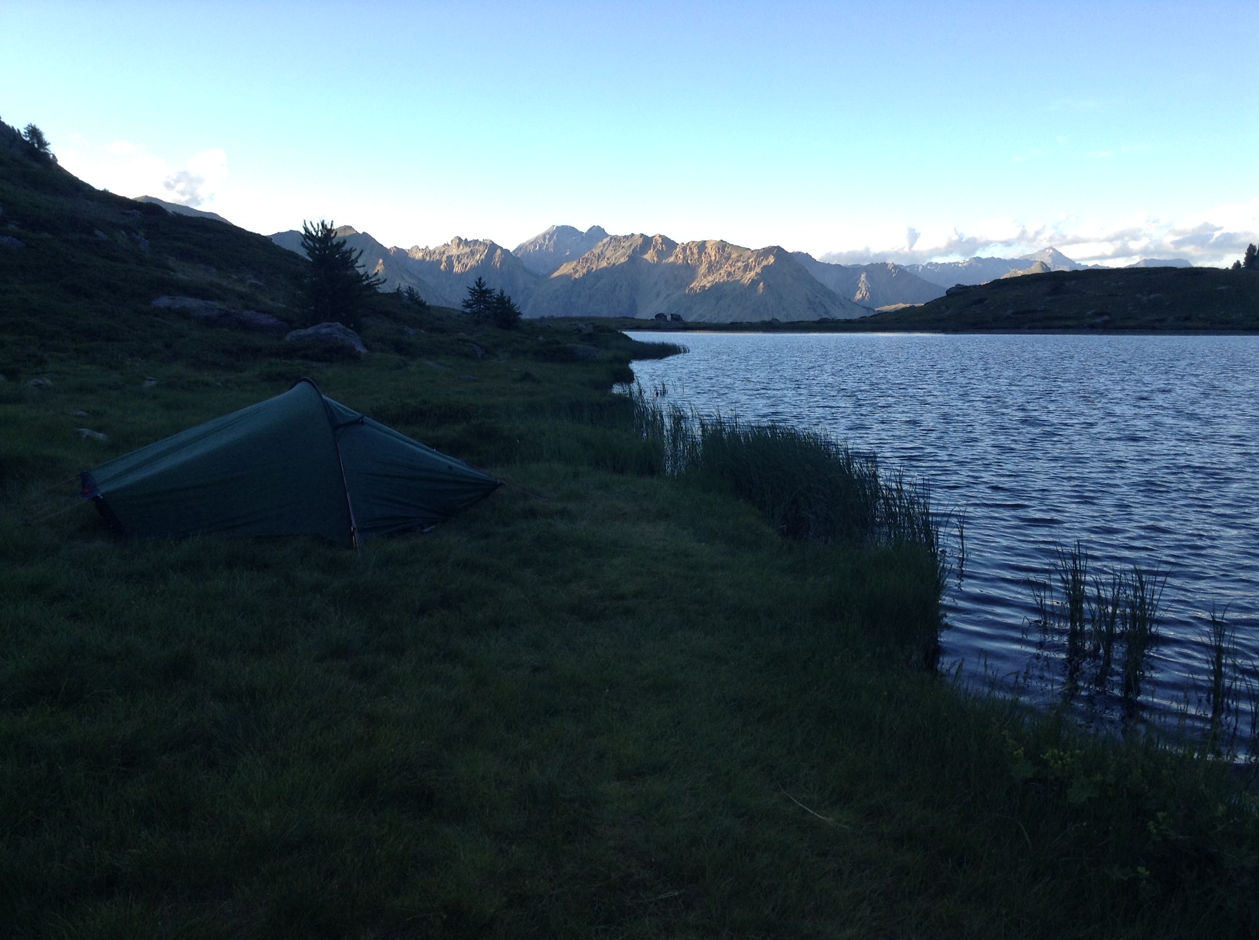 Bivouac au lac de Cristol