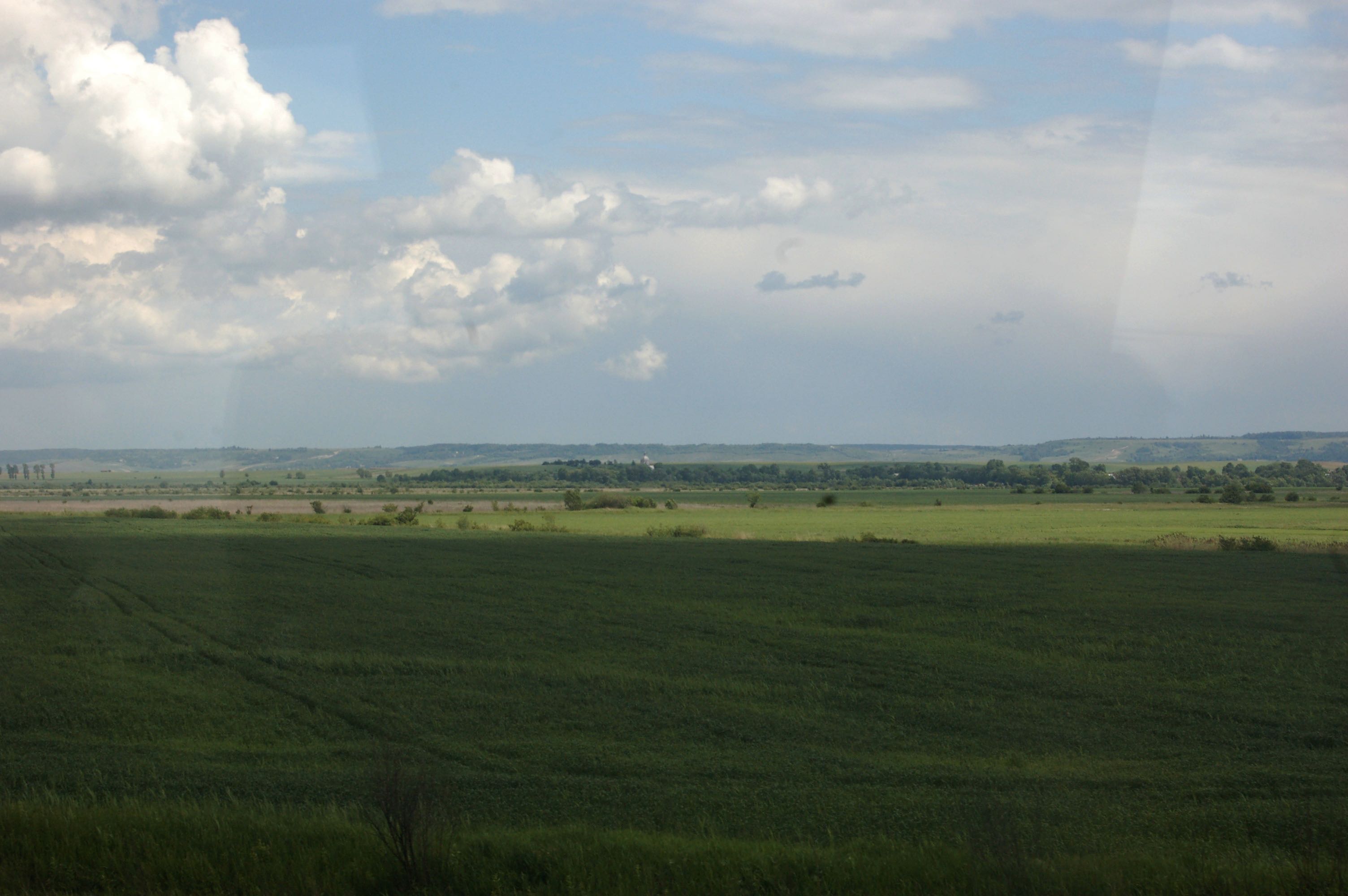 Paysage engtre Lviv et Rivne