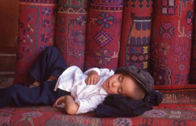 Enfant à Kashgar