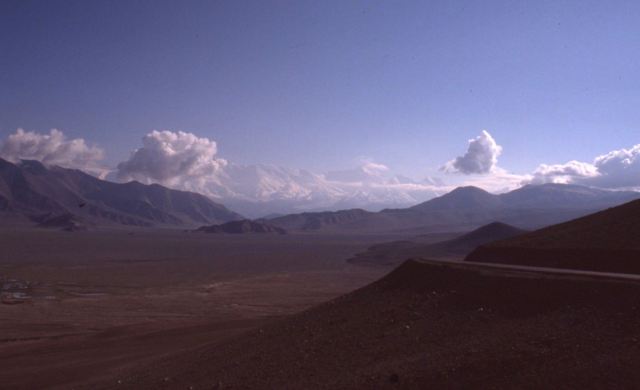 Vue sur le Mustdagh Ata